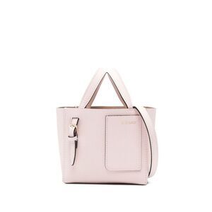 Valextra Women Micro Leather Bucket Bag